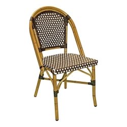 Dining Chair Rattan Bistro for Café Mulyoharjo Furniture White-Labeled