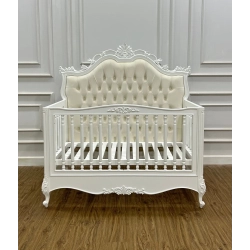 French Classic Luxury Baby Crib Mulyoharjo Furniture Wholesaler