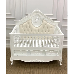 French Classic Luxury Baby Crib Mulyoharjo Furniture Wholesaler