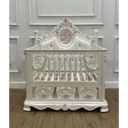 French Classic Luxury Baby Crib Mulyoharjo Furniture Wholesale