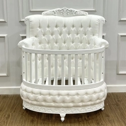 French Classic Luxury Baby Crib Mulyoharjo Furniture Export