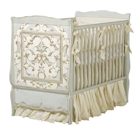 French Classic Luxury Baby Crib Mulyoharjo Furniture White-Labeled