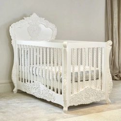 French Classic Luxury Baby Crib Mulyoharjo Furniture Indonesia