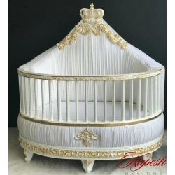 French Classic Luxury Baby Crib Mulyoharjo Furniture Indonesia