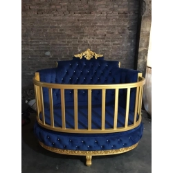 French Classic Luxury Baby Crib Mulyoharjo Furniture Export