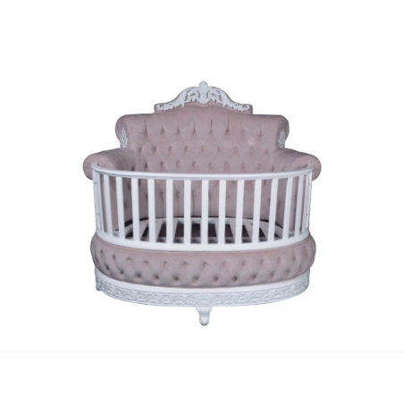 French Classic Luxury Baby Crib Mulyoharjo Furniture Wholesale