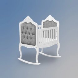 French Classic Luxury Baby Crib Mulyoharjo Furniture Manufacturer