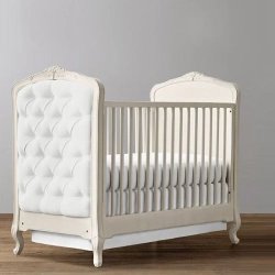 French Classic Luxury Baby Crib Mulyoharjo Furniture White-Labeled