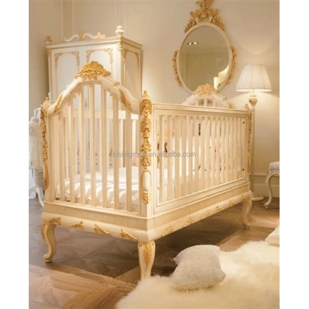 French Classic Luxury Baby Crib Mulyoharjo Furniture Indonesia