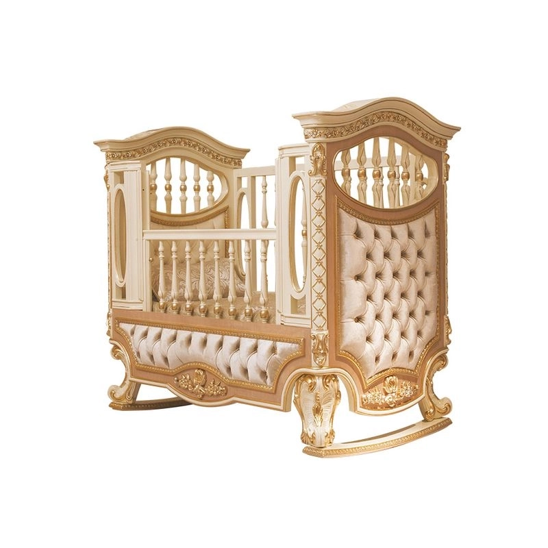 French Classic Luxury Baby Crib Mulyoharjo Furniture Exporter French Classic Luxury Baby Crib Mulyoharjo Furniture Exporter