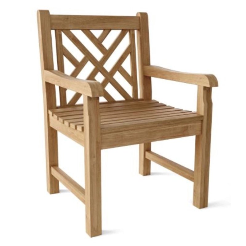 Teak Garden Chair 350 for Outdoor Furniture - Mulyoharjo Furniture Supplier