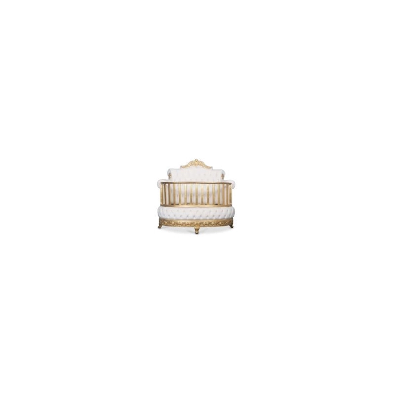 French Classic Luxury Baby Crib Mulyoharjo Furniture Export