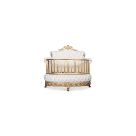 French Classic Luxury Baby Crib Mulyoharjo Furniture Export