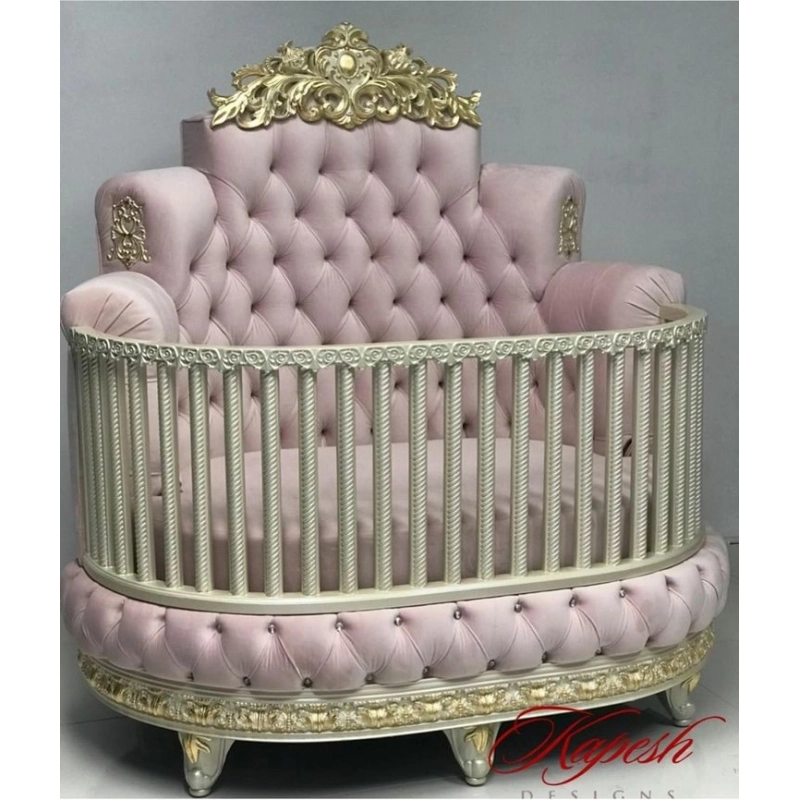 French Classic Luxury Baby Crib Mulyoharjo Furniture Wholesale French Classic Luxury Baby Crib Mulyoharjo Furniture Wholesale