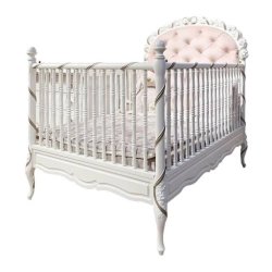 French Classic Luxury Baby Crib Mulyoharjo Furniture White-Label