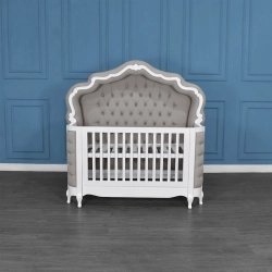 French Classic Luxury Baby Crib Mulyoharjo Furniture Supplier