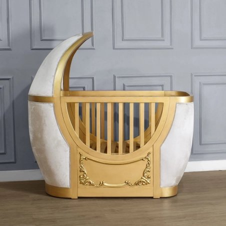 French Classic Luxury Baby Crib Mulyoharjo Furniture Exporter