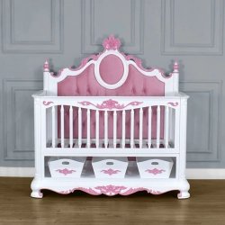 French Classic Luxury Baby Crib Mulyoharjo Furniture Jepara