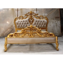 Queen - French classic bed Mulyoharjo Furniture Exporter