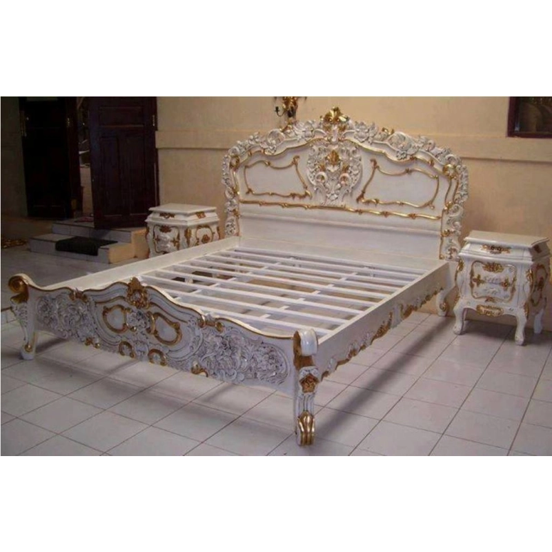 Queen - Baroque classic bed Mulyoharjo Furniture Villa
