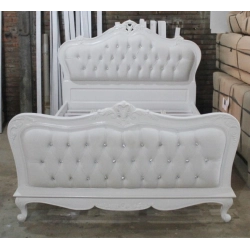 King - Louise style classic bed Mulyoharjo Furniture Villa