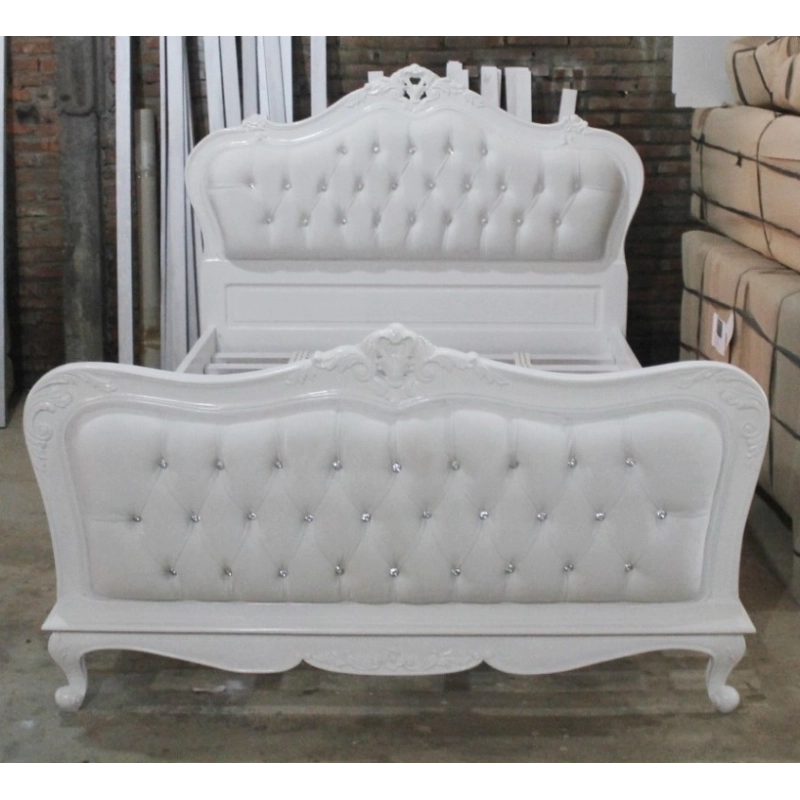 King - Louise style classic bed Mulyoharjo Furniture Villa