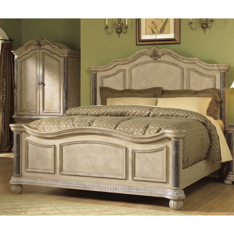 Queen - Vintage classic bed Mulyoharjo Furniture Export