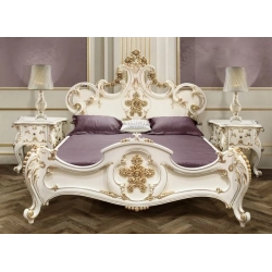 Double - Classic bed Indonesia Mulyoharjo Furniture White-Label