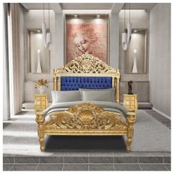 Mulyoharjo - Mahogany Wood Carved Bed Furniture Produce