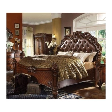 Mulyoharjo - Mahogany Wood Carved Bed Furniture White-Label