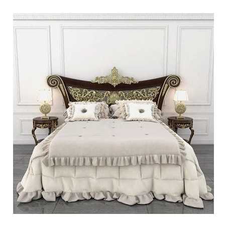 Mulyoharjo - Mahogany Wood Carved Bed Furniture Supplier