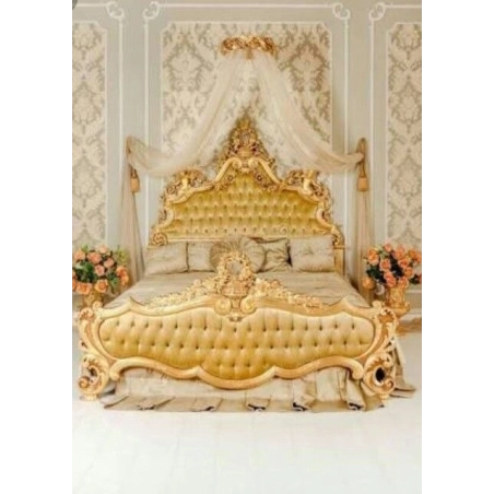 Mulyoharjo - Mahogany Wood Carved Bed Furniture White-Labeled