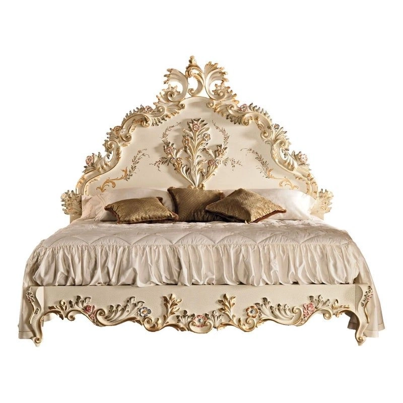 Mulyoharjo - Mahogany Wood Carved Bed Furniture White-Label Mulyoharjo - Mahogany Wood Carved Bed Furniture White-Label