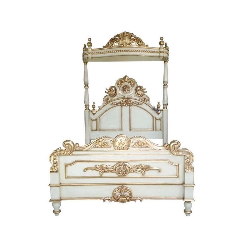 Mulyoharjo - Mahogany Wood Carved Bed Furniture White-Label Mulyoharjo - Mahogany Wood Carved Bed Furniture White-Label