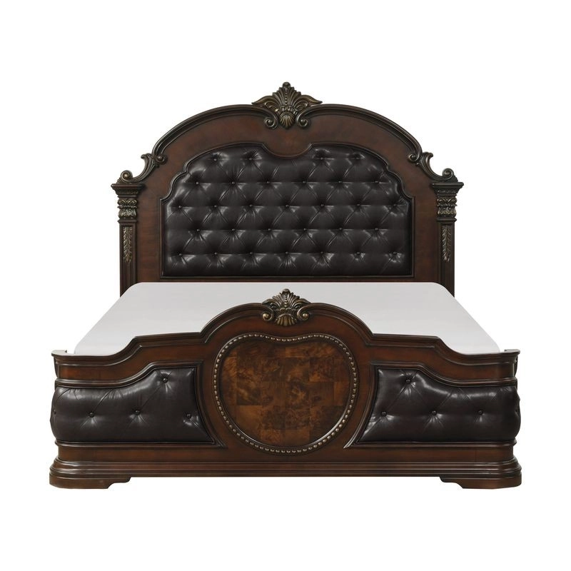 Mulyoharjo - Mahogany Wood Carved Bed Furniture Export