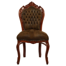 French Dining Chair Wooden Carved 371 for Kitchen and Dining Room - Mulyoharjo Furniture Supplier