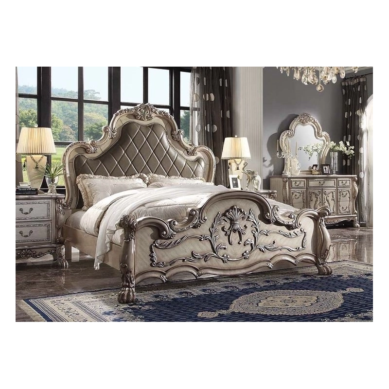 Mulyoharjo - Mahogany Wood Carved Bed Furniture Export