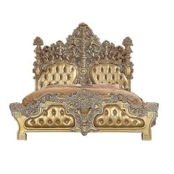 Mulyoharjo - Mahogany Wood Carved Bed Furniture Export