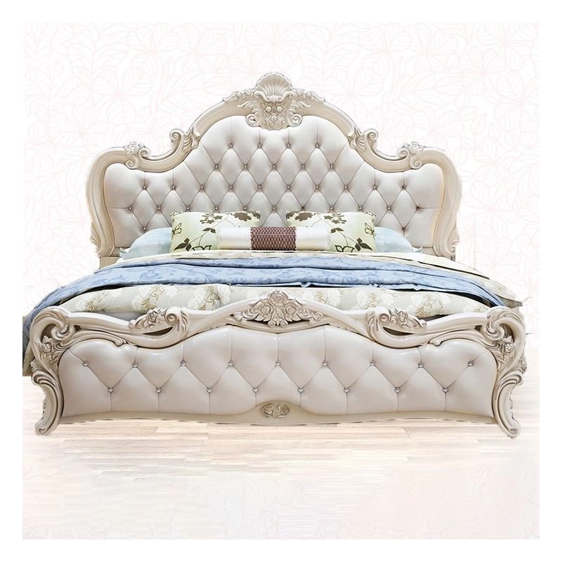 King - Art Classic Hand Carved Painted Bed Furniture Manufacturer