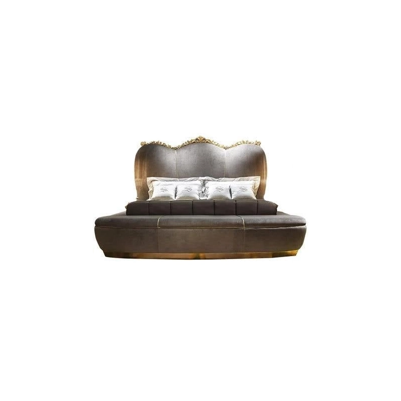 Super King - Art Classic Hand Carved Painted Bed Furniture Wholesaler