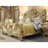 King - Art Classic Hand Carved Painted Bed Furniture Indonesia