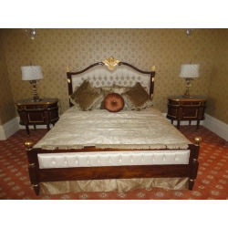 King - Art Classic Hand Carved Painted Bed Furniture Supplier