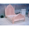 Double XL - Art Classic Hand Carved Painted Bed Furniture Produce