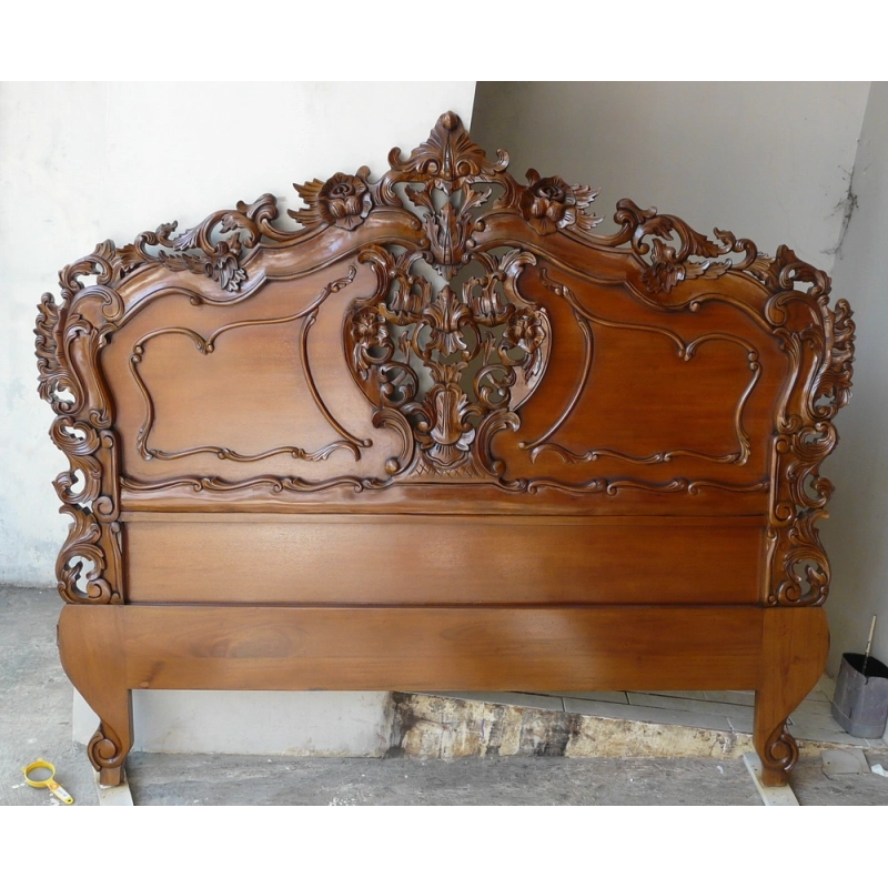 Super King - Art Classic Hand Carved Painted Bed Furniture Jepara Super King - Art Classic Hand Carved Painted Bed Furniture Jepara