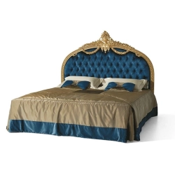 Super King - Art Classic Hand Carved Painted Bed Furniture Export