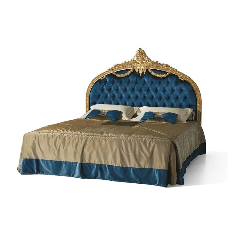 Super King - Art Classic Hand Carved Painted Bed Furniture Export