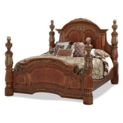 Double XL - Art Classic Hand Carved Painted Bed Furniture Manufacturer