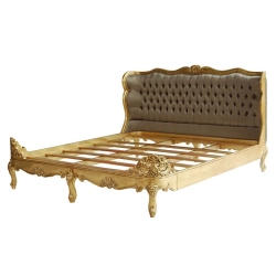 Queen - Art Classic Hand Carved Painted Bed Furniture Wholesale