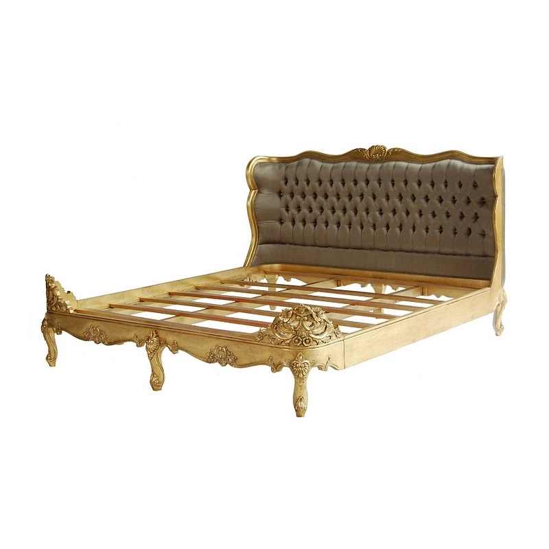 Queen - Art Classic Hand Carved Painted Bed Furniture Wholesale