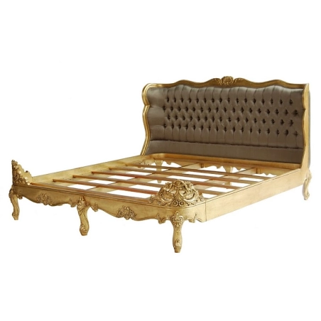 Queen - Art Classic Hand Carved Painted Bed Furniture Wholesale